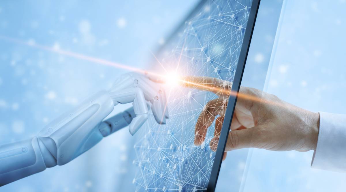 Human and technology connecting
