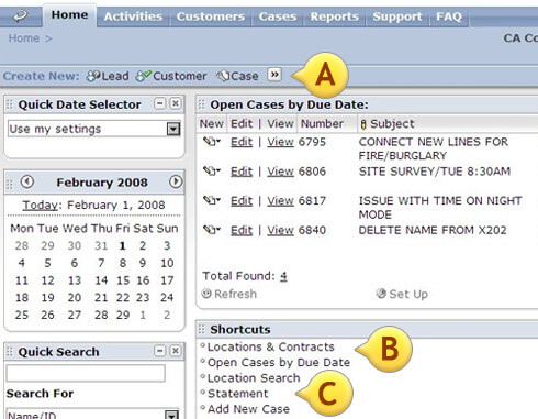 CA Communications Innovative Online Management Suite